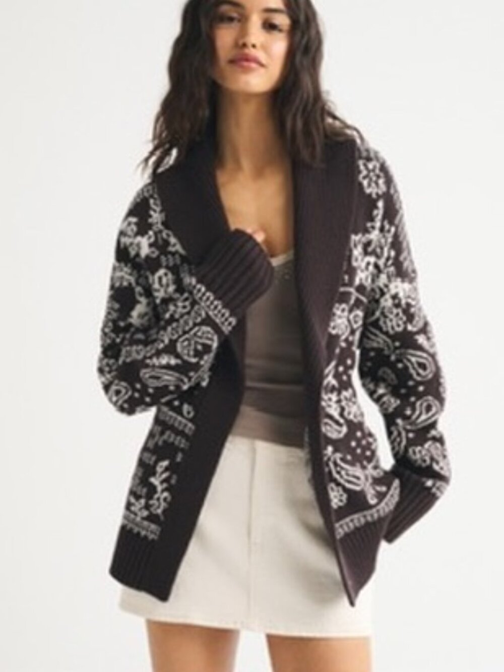 Abercrombie Shawl Collar Cardigan